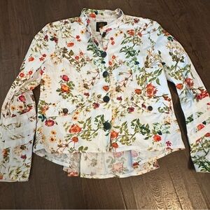 Disney + Colleen Atwood Alice Through the Looking Glass Floral Jacket - Size Med